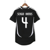 SERGIO RAMOS #4 Retro Jersey Real Madrid Away Soccer Shirt 200607
