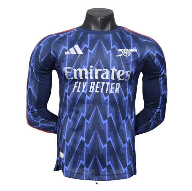 Arsenal Away Long Sleeve Football Jersey 2025-2026 player version