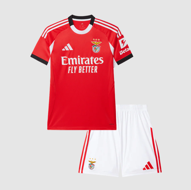 Benfica Home Kids Soccer Jerseys Kit 2025/26