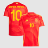 LAMINE YAMAL #10 Spain Home Soccer Jersey Euro 2024
