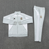 Real Madrid Training Kit White&Grey 2025-26 (Jacket+Pants)
