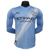Manchester City Soccer Shirt Home Shirt player version Long Sleeve 2025-26