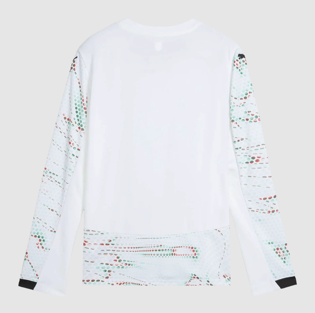 Portugal Away Long Sleeve Soccer Jersey 2025 White