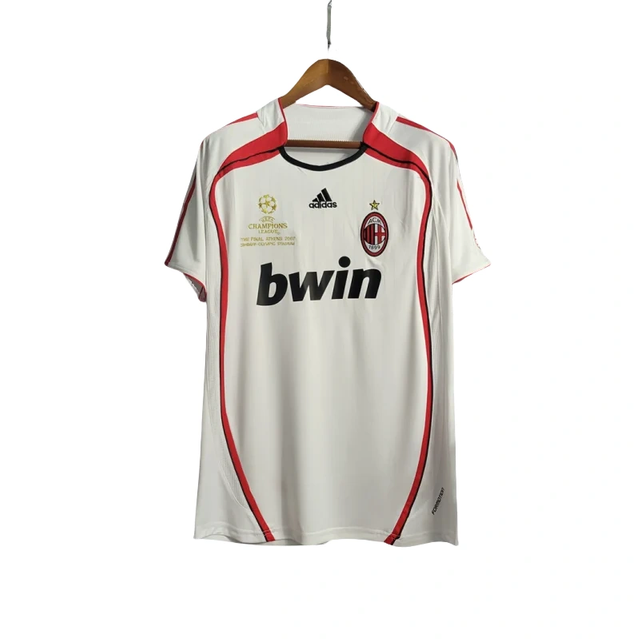 2006-07 AC Milan Ronaldo #99 Kakà #22 Maldini #3 Pirlo #21 UCL Final Retro Jersey Away Replica