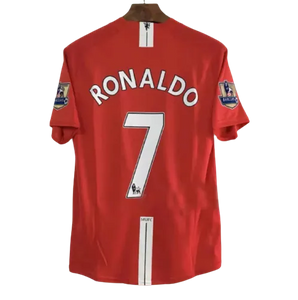 2007-08 Manchester United RONALDO #7 Retro Jersey Home