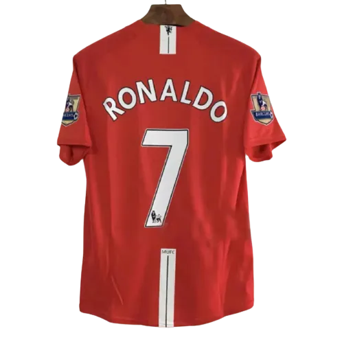 2007-08 Manchester United RONALDO #7 Retro Jersey Home