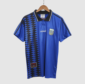 Retro 1994 Argentina Away Soccer Jersey