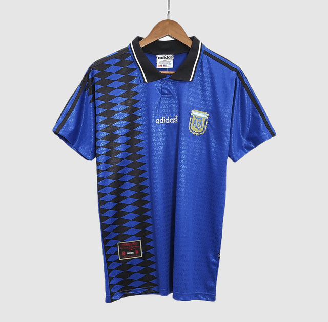 Retro 1994 Argentina Away Soccer Jersey