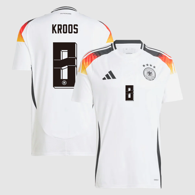 KROOS #8 Germany Home Soccer Jersey Euro 2024
