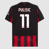 PULISIC #11 AC Milan Home Soccer Jersey 2025/26 Red&Black
