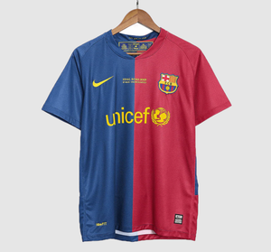 Retro Jersey Barcelona Retro Jersey Home Soccer Shirt 2008/09 - UCL