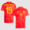 LAMINE YAMAL #19 Spain Home Soccer Jersey Euro 2024