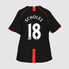 Manchester United SCHOLES #18 Retro Jerseys 2007/08 Away Soccer Jersey For Men