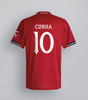 Cunha #10 Manchester United Home Authentic Soccer Jersey 2025/26