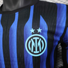 Inter Milan Home Shirt SOccer Jersey Long Sleeve Player Version 25-26