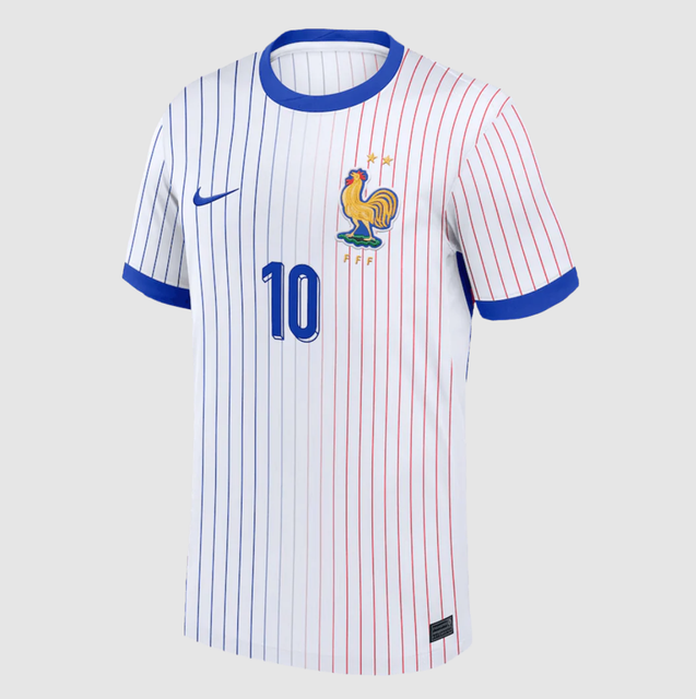 MBAPPE #10 France Soccer Jersey Away Custom Shirt 2024