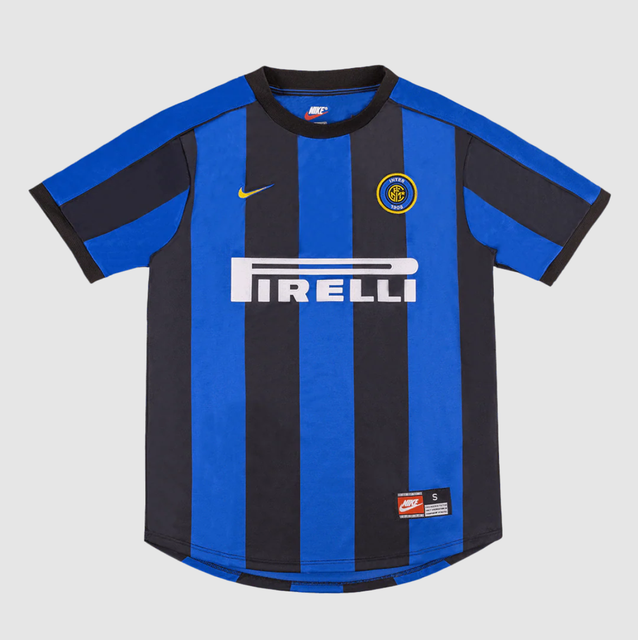 RONALDO #9 Inter Milan Retro Jersey Home Soccer Shirt 1999/00