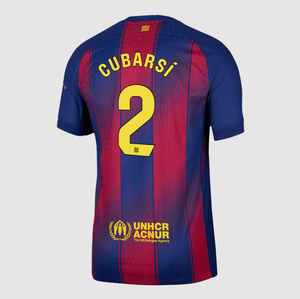 CUBARSÍ #2 Barcelona Home Soccer Jersey 2025/26