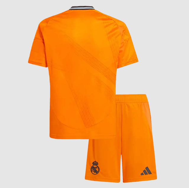 Kid's Real Madrid Away Soccer Jersey Kit (Shirt+Shorts) 2024/25