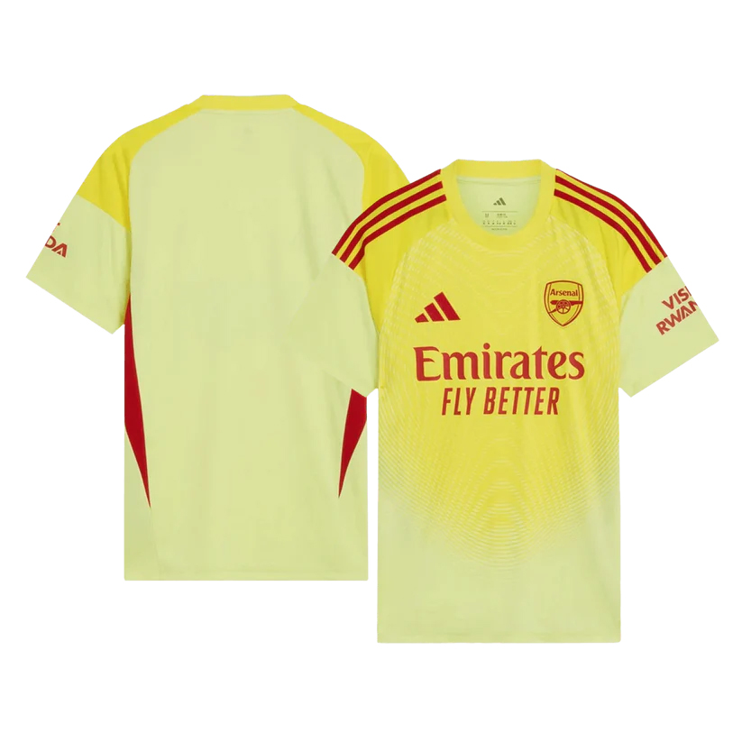 Arsenal Goalkeeper Soccer Jersey 202526 Yellow (3)