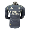 Real Madrid Long Sleeve Jersey Away Football Shirt 2025-26-Player version