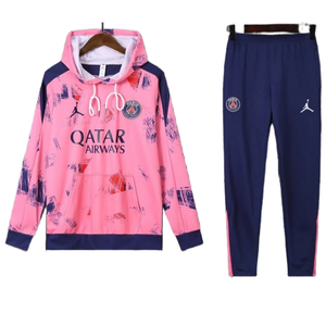 2024-25 Jordan PSG Hooded Pink Training Tracksuit Kits