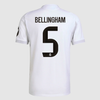 BELLINGHAM #5 Soccer Jersey Real Madrid Home Shirt 2025/26