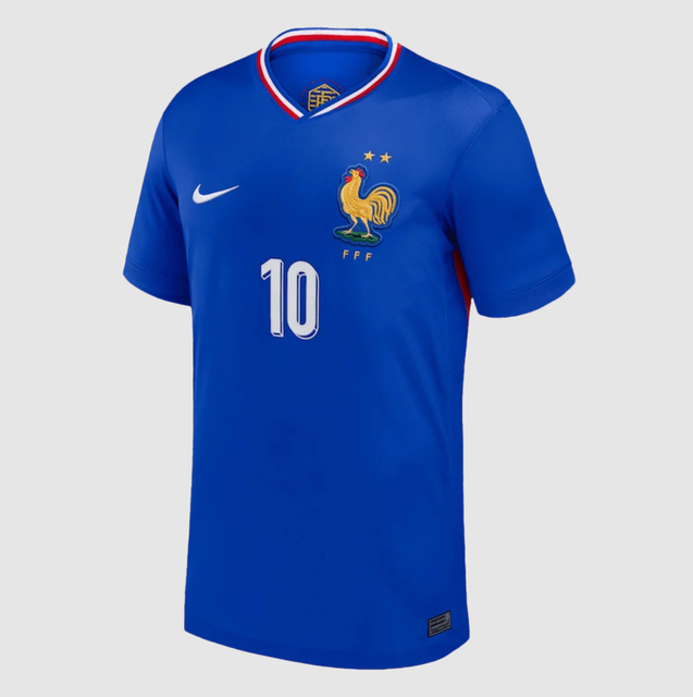 MBAPPE #10 France Home Soccer Jersey Euro 2024