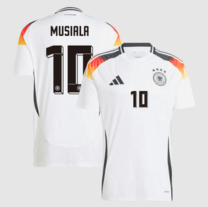 MUSIALA #10 Germany Home Soccer Jersey Euro 2024