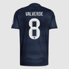 VALVERDE #8 Real Madrid Away Soccer Jersey 2025/26