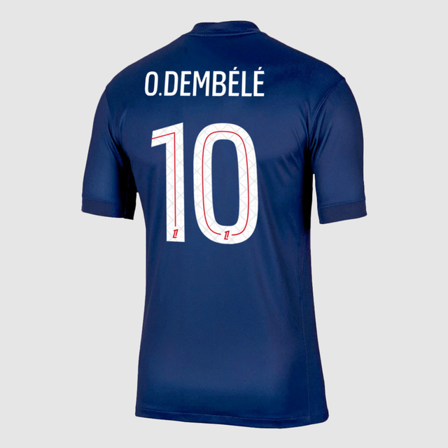 O.DEMBELE #10 PSG Home Soccer Jersey 2025/26