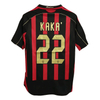 AC Milan KAKA' #22 Retro Jersey Home Soccer Shirt 200607