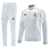 Real Madrid Training Kit White&Grey 2025-26 (Jacket+Pants)
