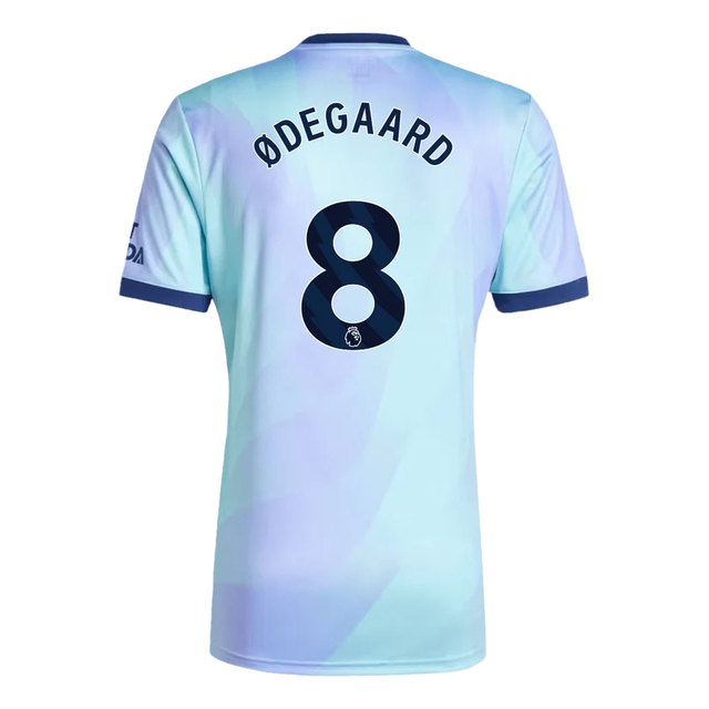 Ødegaard #8 Arsenal Third Away Soccer Jersey 2024/25