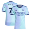 SAKA #7 Arsenal Third Away Soccer Jersey 2024/25
