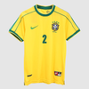 Retro Jersey CAFU #2 Brazil Home Soccer Shirt 1998 -World Cup