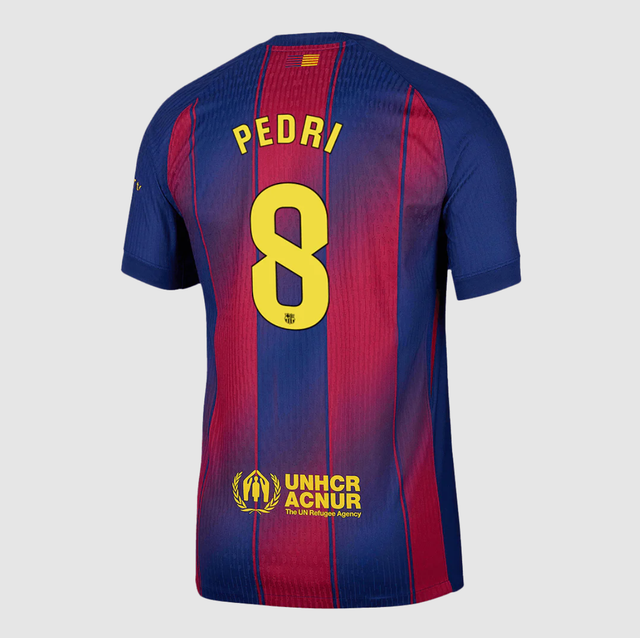 PEDRI #8 Barcelona Home Soccer Jersey 2025/26